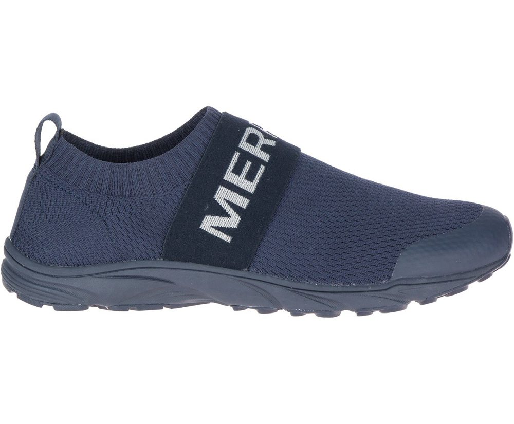 Zapatos De Seguridad Hombre - Merrell Tirana Laceless - Azul Marino - CYWO-85761